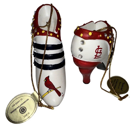 Bradford Exchange Cardinals Stiletto Ornament "Toe the Line" Collectible‎ - Picture 4 of 7